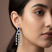 Nightingale Chandeliers 925 Silver Earrings